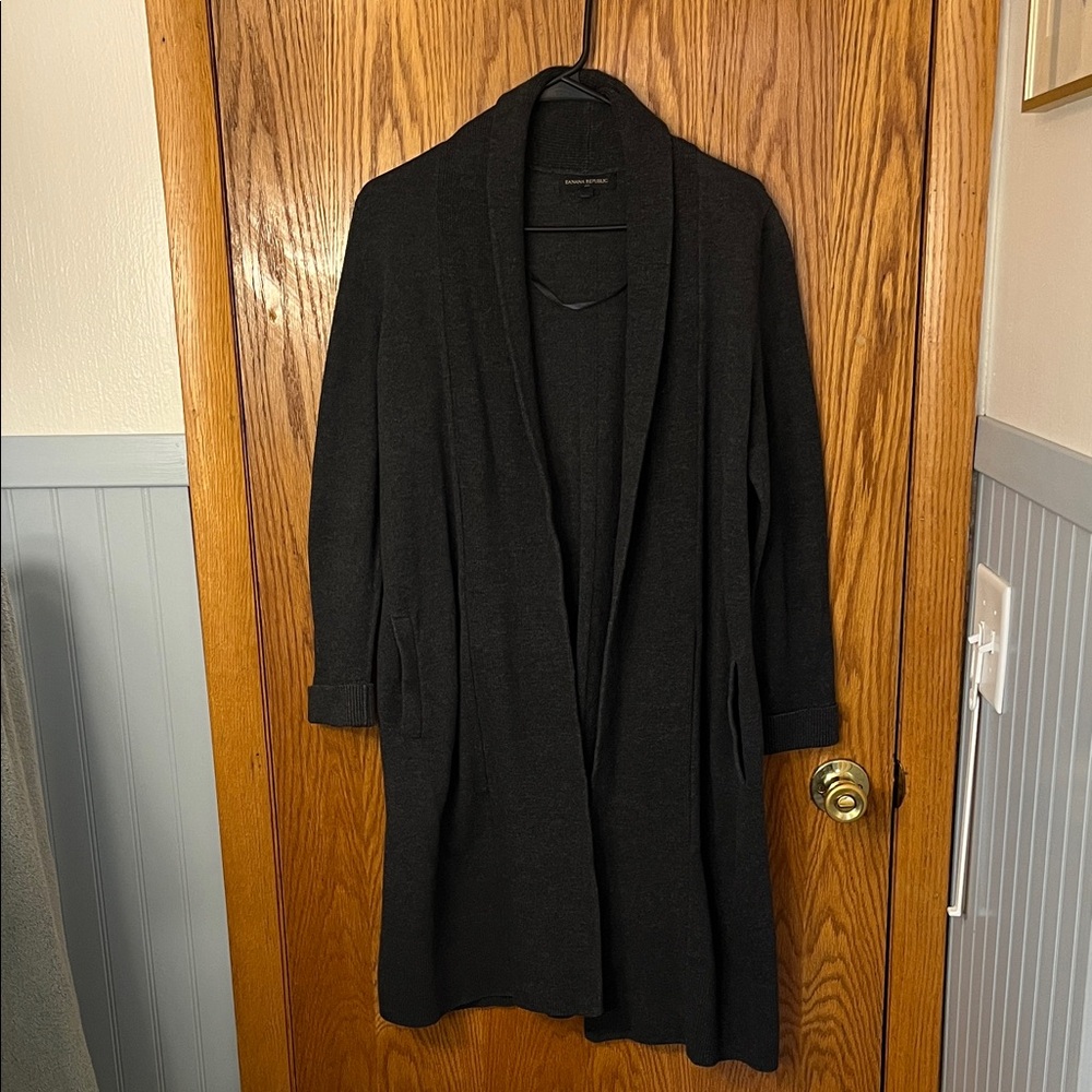 Banana Republic Charcoal Knit Sweater